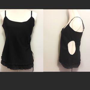Trina Turk Black cutout tank top